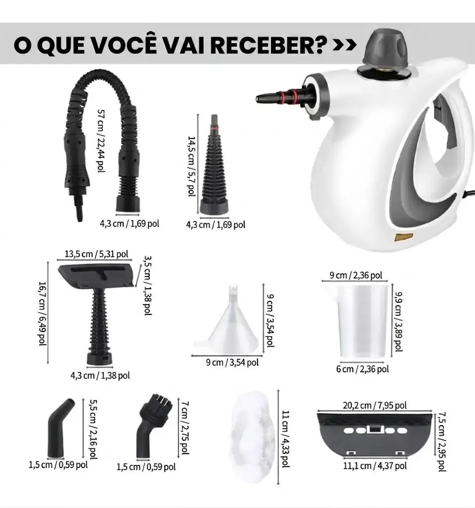 Higienizador a Vapor Vapor Power - Imagem 6